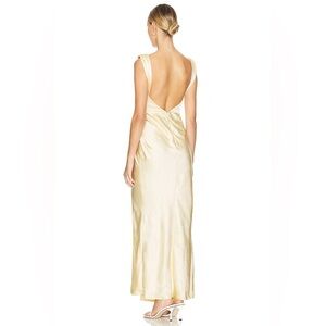 Backless Havana Maxi yellow Dress